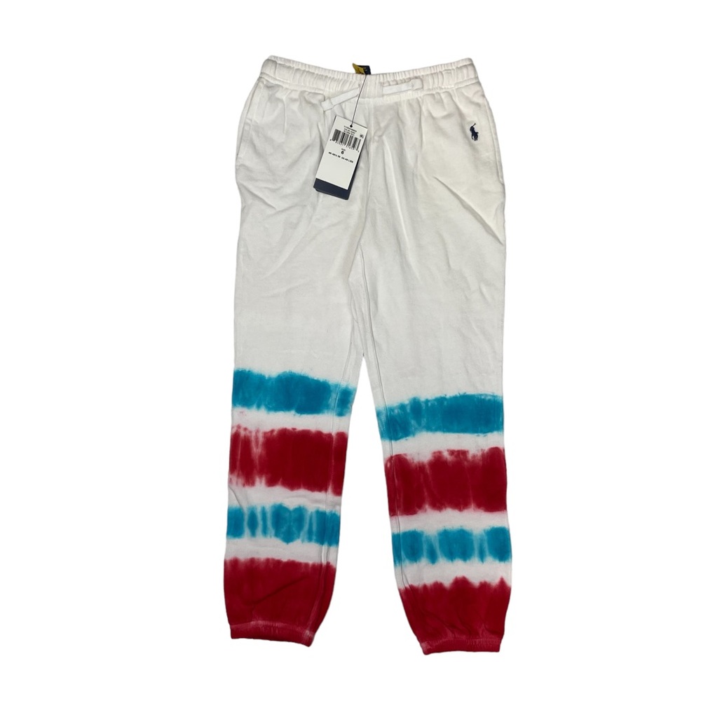 Polo Ralph Lauren Girls Tie Dye Spa Terry Joggers Pants Sweatpants Size 6